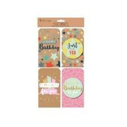 Picture of 4 PACK BIRTHDAY MONEY WALLETS